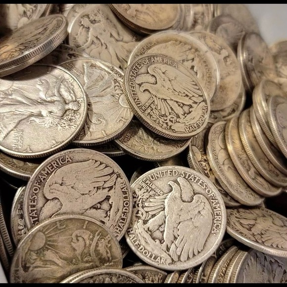 (1) Walking Liberty Half Dollar 90% Silver Constitutional Currency 1916-1947 - Picture 2 of 4